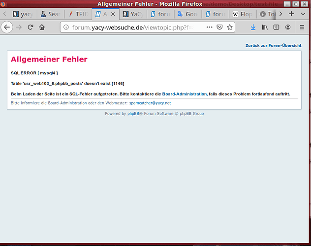 TaCy_Forum_error
